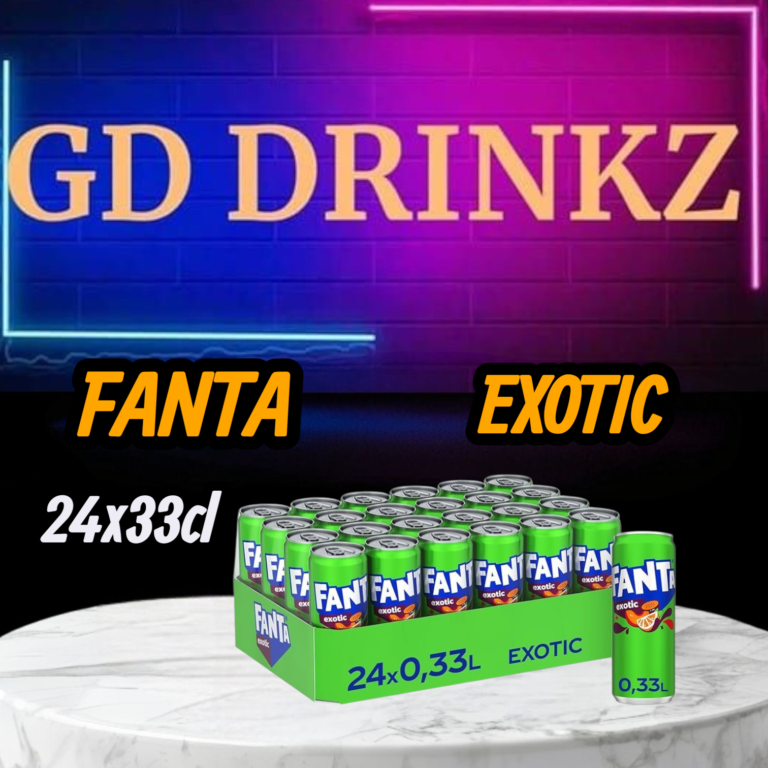 Fanta Exotic 24x33cl
