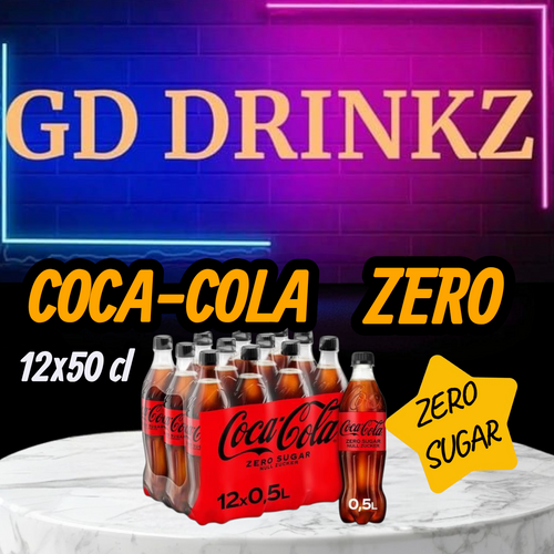 Coca - Cola Zero flesjes 12x50cl