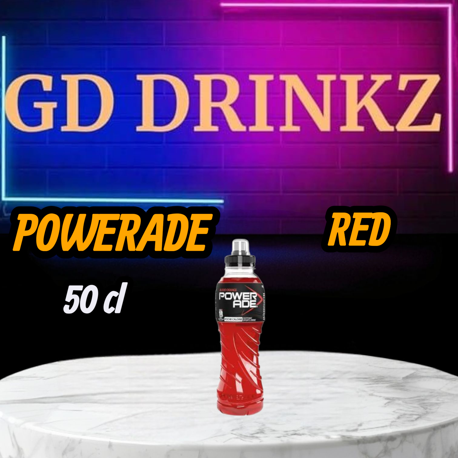 Powerade rouge 50cl (par bouteille)