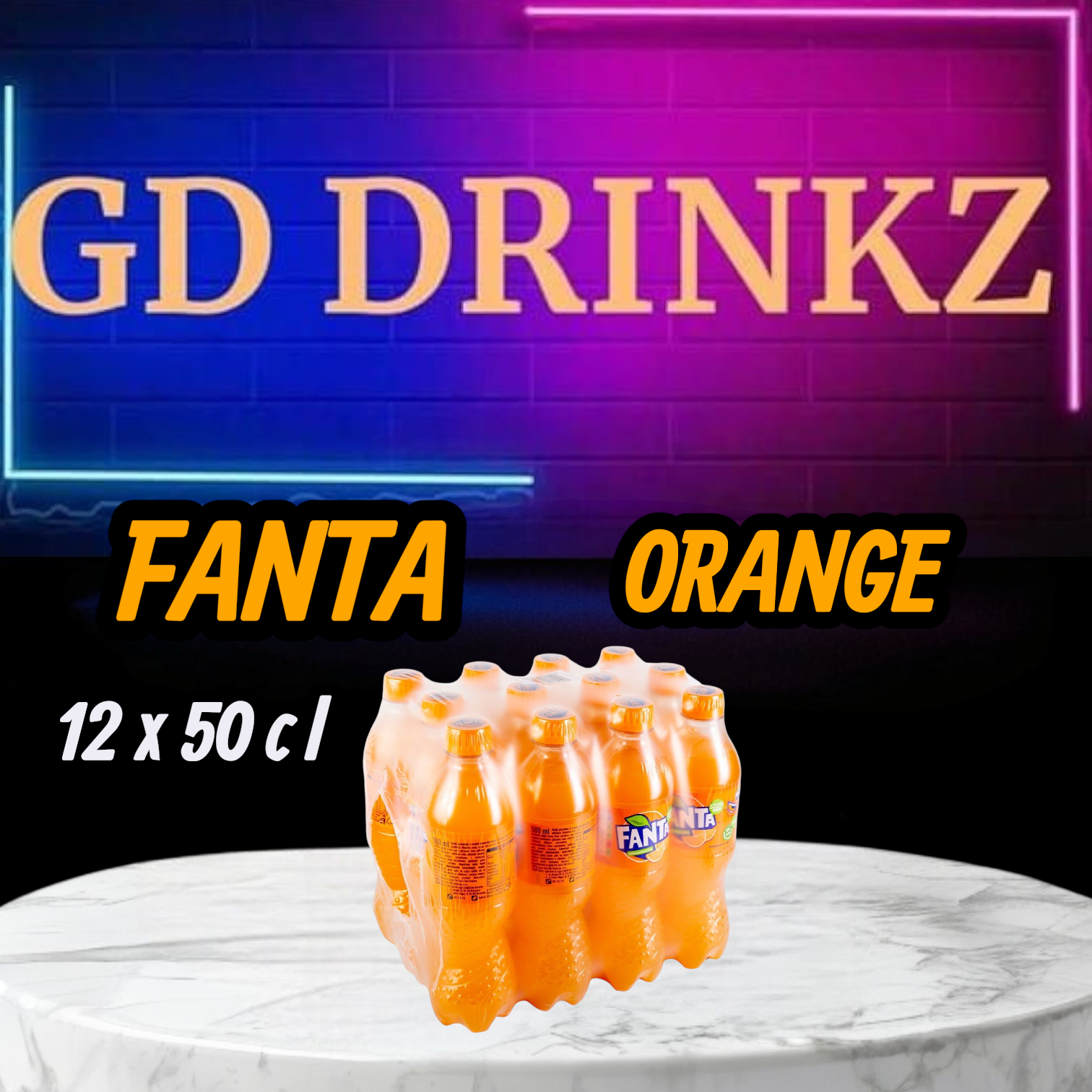Fanta Orange 12x50cl flesjes